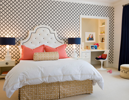 Colourful home interiors interior design peach navy gold