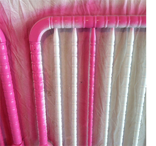 Today's quality paints don't contain any lead, so you don't have to worry about that if you want to paint or varnish a cot of crib