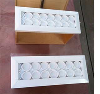 Decorative circular panels for furniture