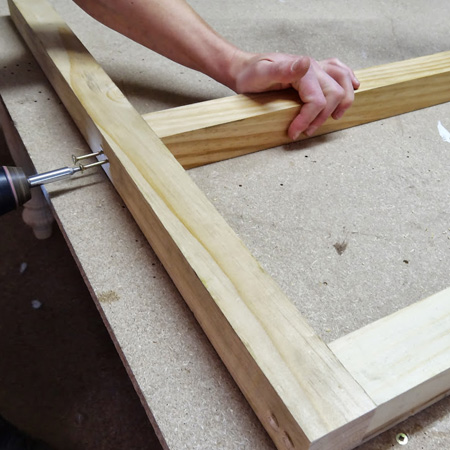 9. Assemble the legs