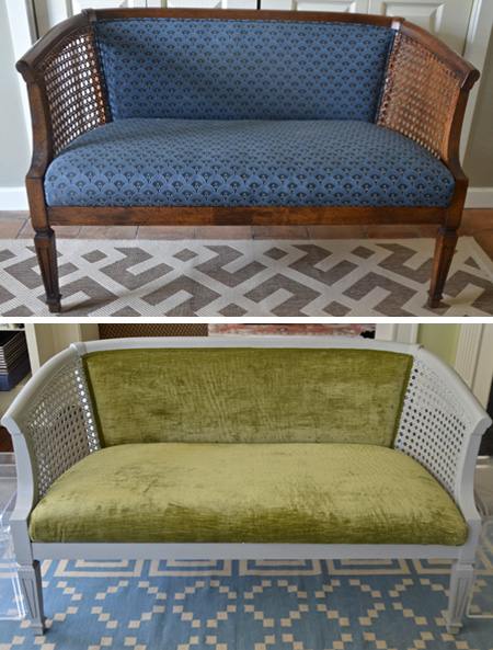 How to re-upholster a love seat 