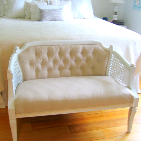 How to reupholster a love seat or sofa 