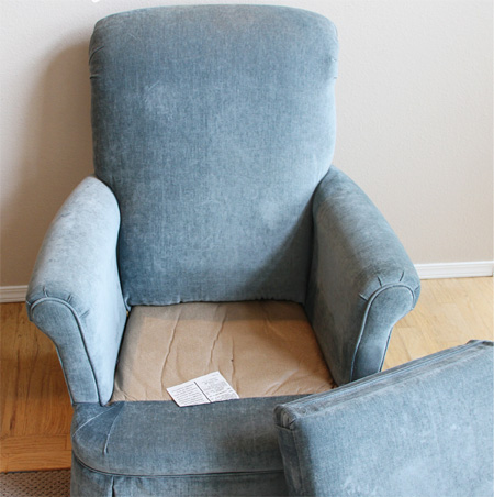 How to reupholster a love seat or sofa 