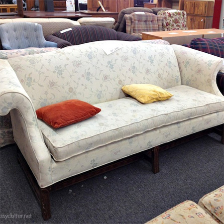 How to reupholster a love seat or sofa 