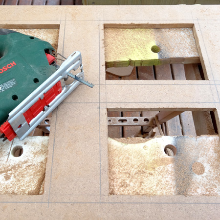 DIY vintage picture gallery 