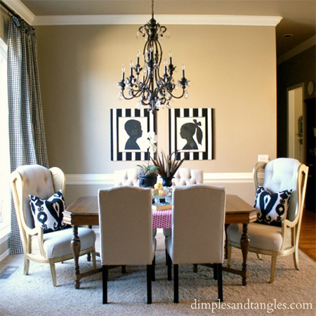 rust oleum universal gold spray paint transforms secondhand wingback dining chairs furniture