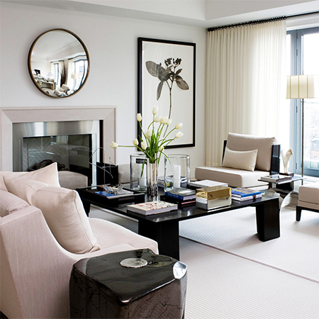 dress a coffee table with a few of your favourite pieces