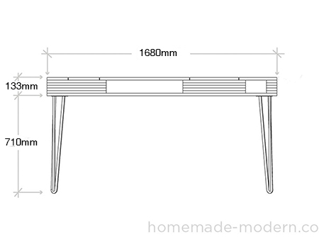 Multi-purpose flip-up desk