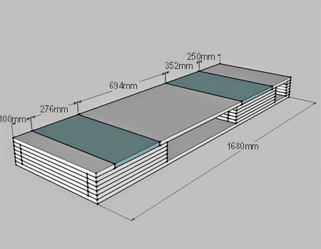 Multi-purpose flip-up desk