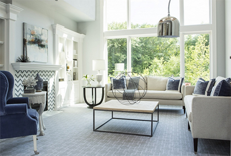 White, whether walls and trim or just a few accent pieces, dress any home with timeless elegance