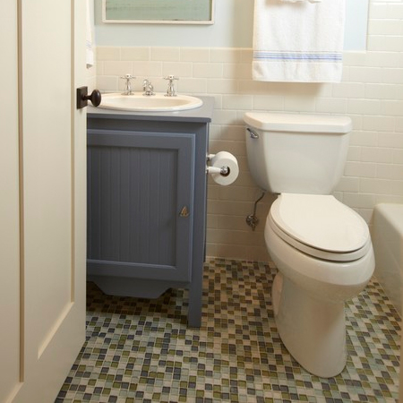 bathroom makeover renovate ideas for rental home flat