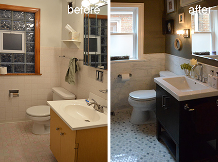 bathroom makeover renovate ideas before and after