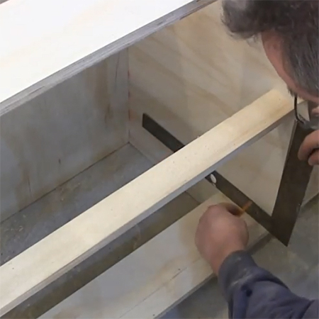 how to measure and mount ball bearing drawer sliders or runners mark line