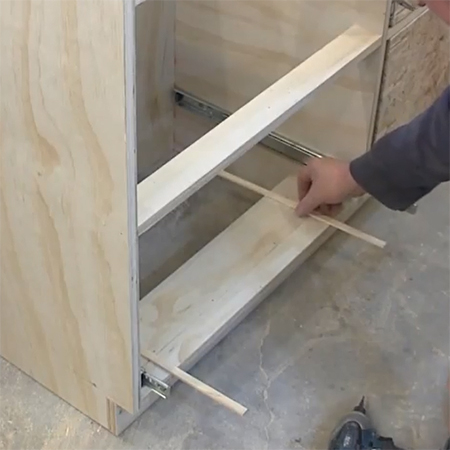 how to measure and mount ball bearing drawer sliders or runners add spacers