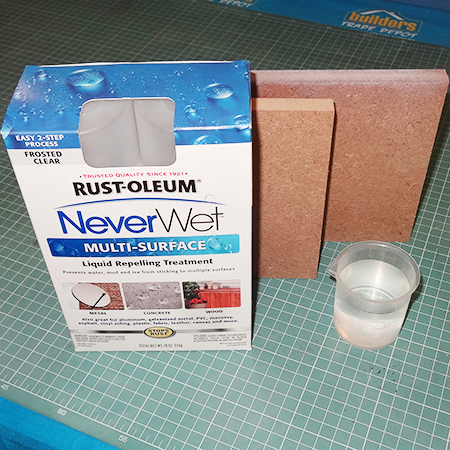 rustoleum never wet extreme protection spray system protects against water