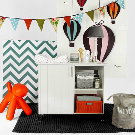ucan baby changing station toy storage