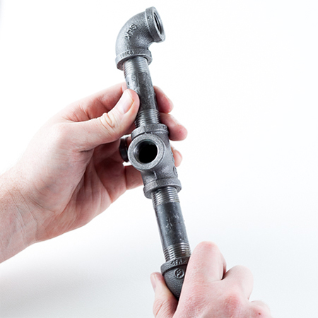 Industrial style table lamp 