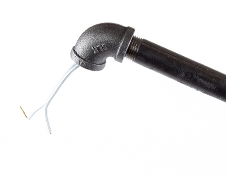 Industrial style table lamp 