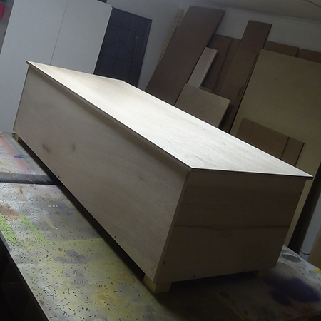 we used marine plywood