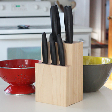 How to make your own knife block