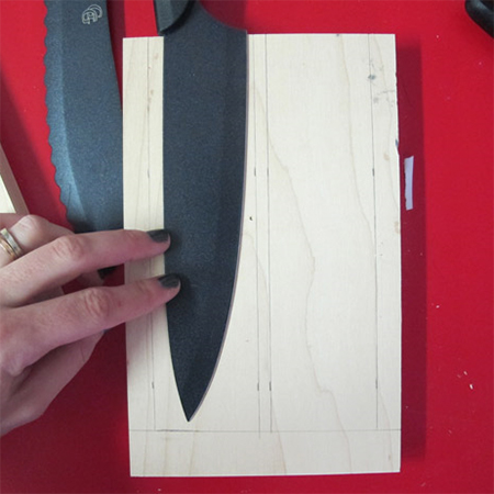 How to make your own knife block