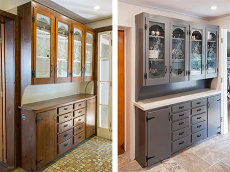 Kitchen renovations that won't break your wallet painted furniture