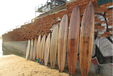 Working with wood: Burnett surfboards