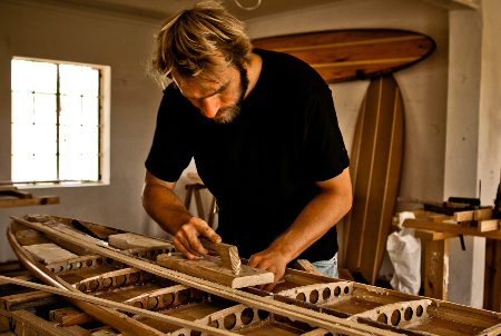 Working with wood: Burnett surfboards