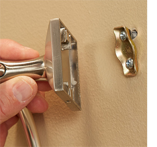 Fix up loose bathroom fittings 