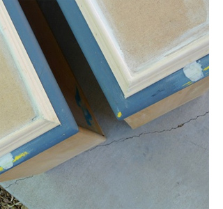 add pine moulding to furniture chest of drawers attach with pattex no more nails