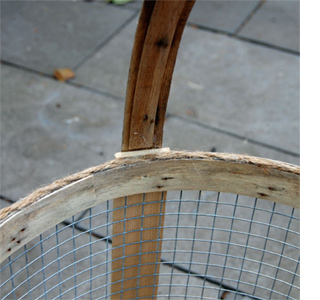 Wire mesh basket for magazines, towels or veggies