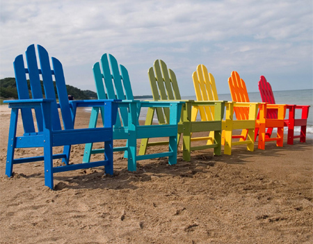 DIY adirondack garden chair