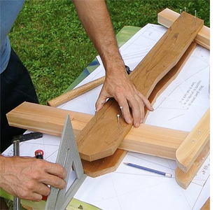 DIY adirondack garden chair