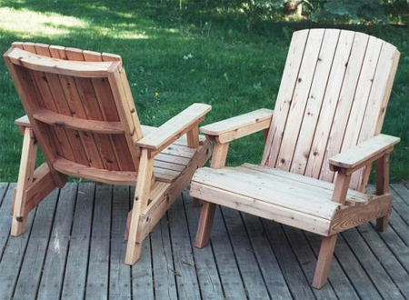 DIY adirondack garden chair diagrams