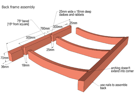DIY adirondack garden chair