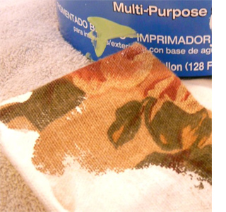 Can you paint fabric? how to paint on fabric plascon polvin primer coat