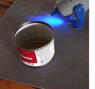 Recycled plastic spoon Protea vases recycled cans tins ideas