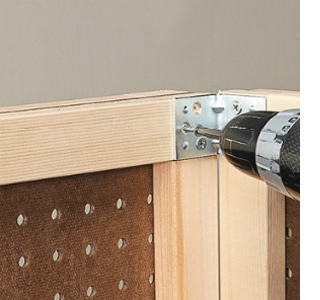Mobile pegboard storage unit