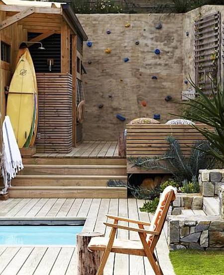 At home on the beach