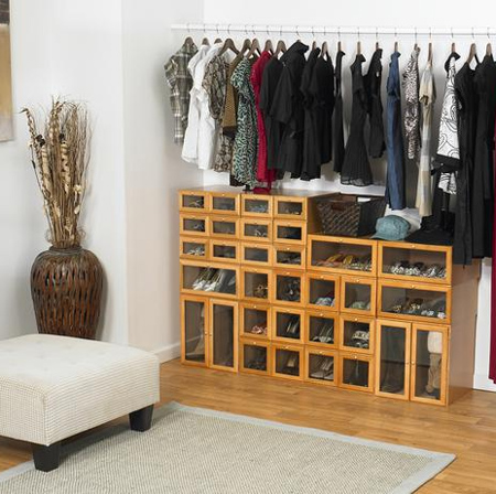Shoe storage ideas display boxes cabinet