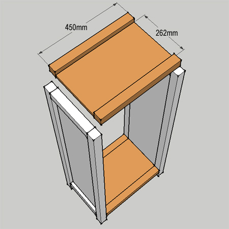Reclaimed and recycled wood linen drawers 
