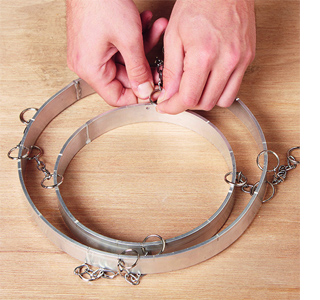 Make a cutlery chandelier 