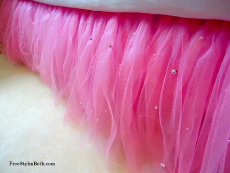 tulle ballerina bed skirt