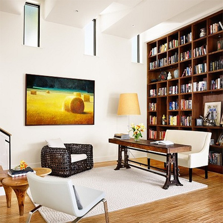 Decorate a double-volume space 