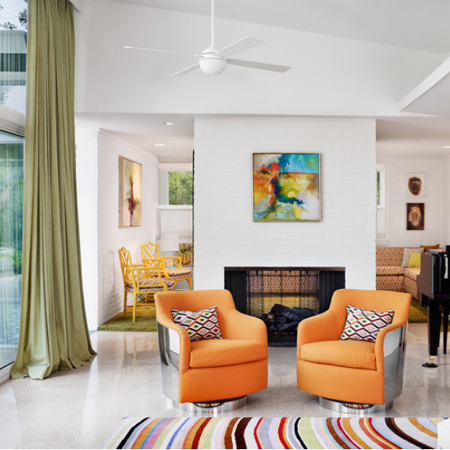 Add colour to a home with art