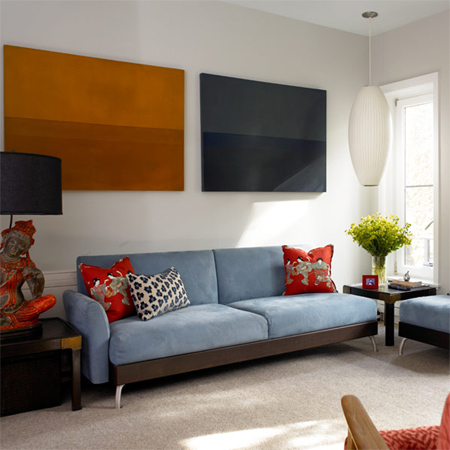 Add colour to a home with art