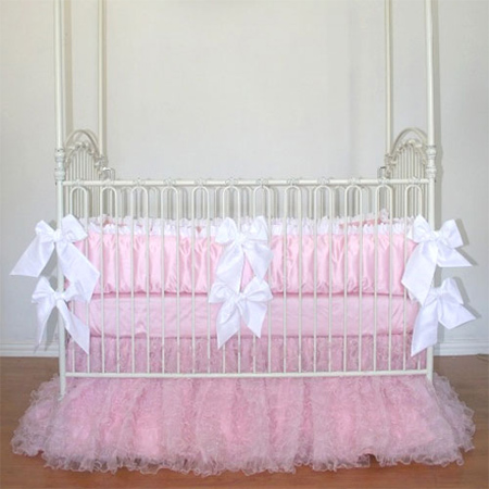 Tutu-licious bedrooms for little girls tulle ideas bedroom nursery cot crib frill