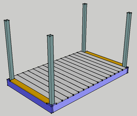 Reading corner for outdoor kids