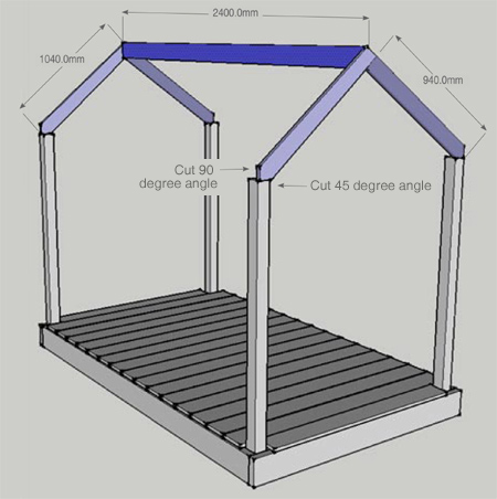 Reading corner for outdoor kids