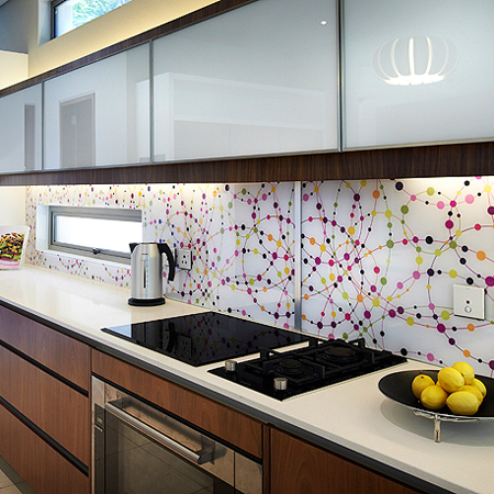 Glass splashback sustainable design option for home interiors 